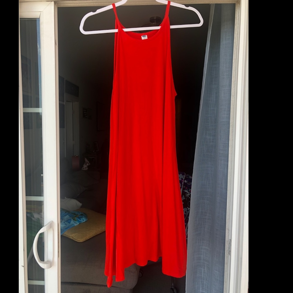 ❤️ Red Orange Tank Dress ❤️